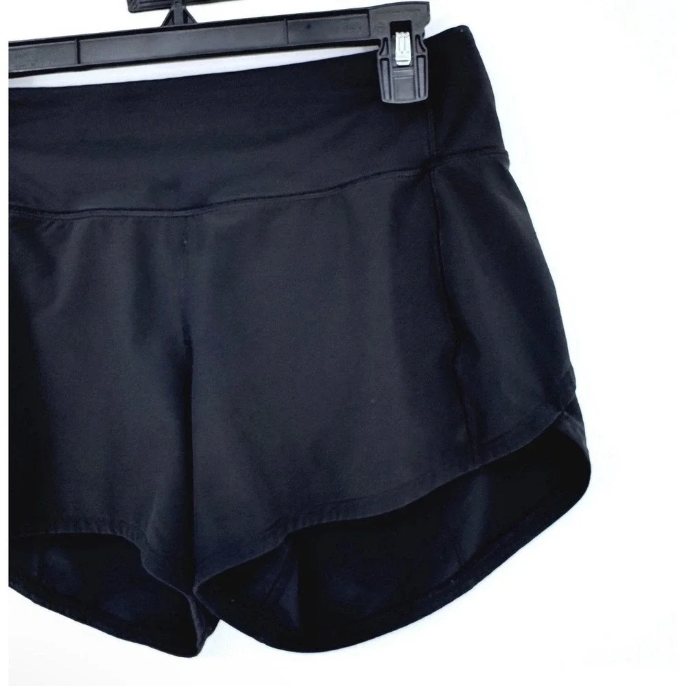 Lululemon Speed Up Shorts Sz 4 Black 4